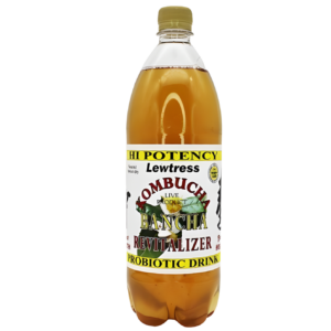 lewtress bancha kombucha tea probiotic health drink 2 x 1 litre bottles